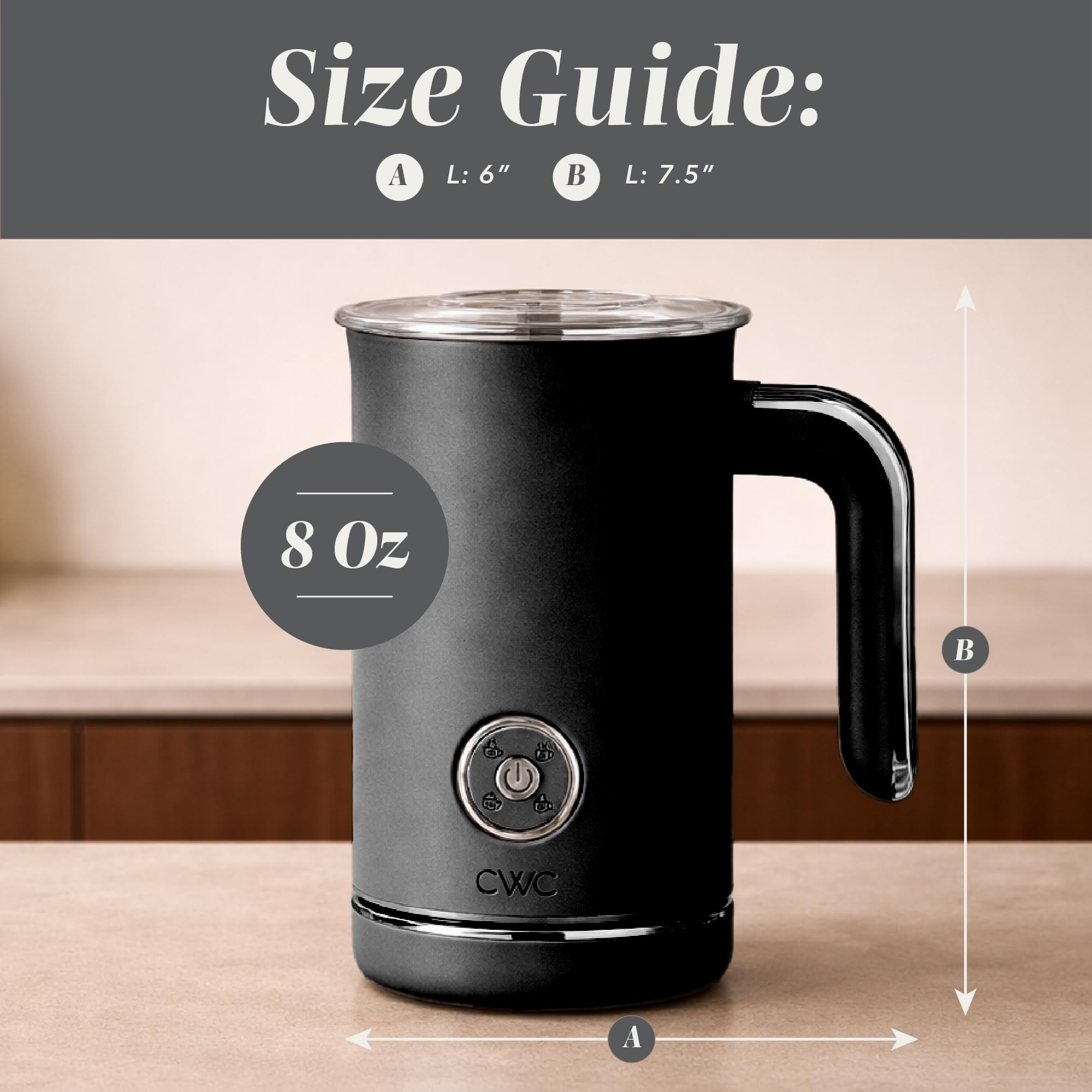 Amazon.com: COOK WITH COLOR 4-in-1 Electric Milk Steamer and